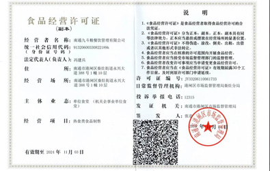 食品经营许可证